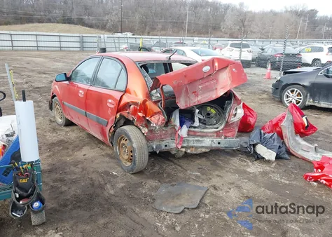 2008 Kia Rio Lx from USA, damaged, VIN KNADE123886303114